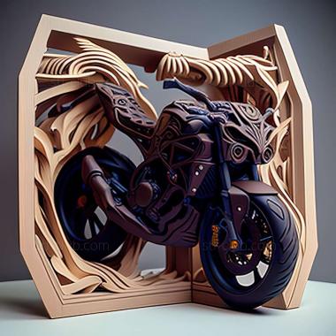 3D модель Yamaha MT 07 Moto Cage (STL)